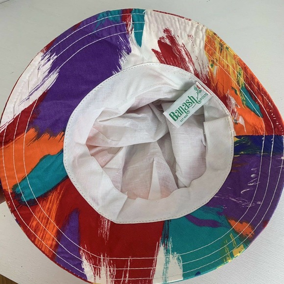 Vintage Banash of boston multi color bucket hat small one size - Picture 7 of 7